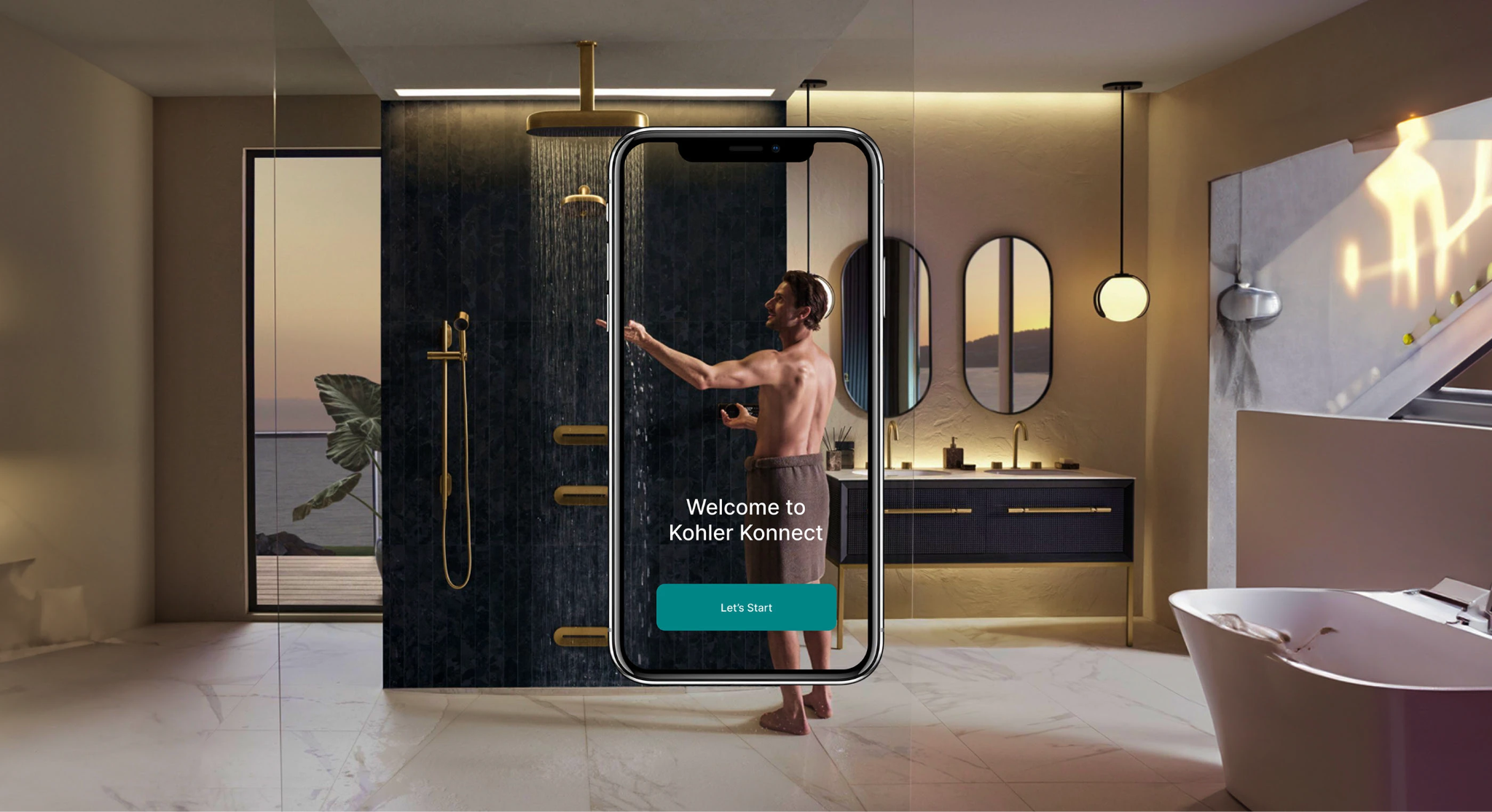 Anthem+ shower control interfaces