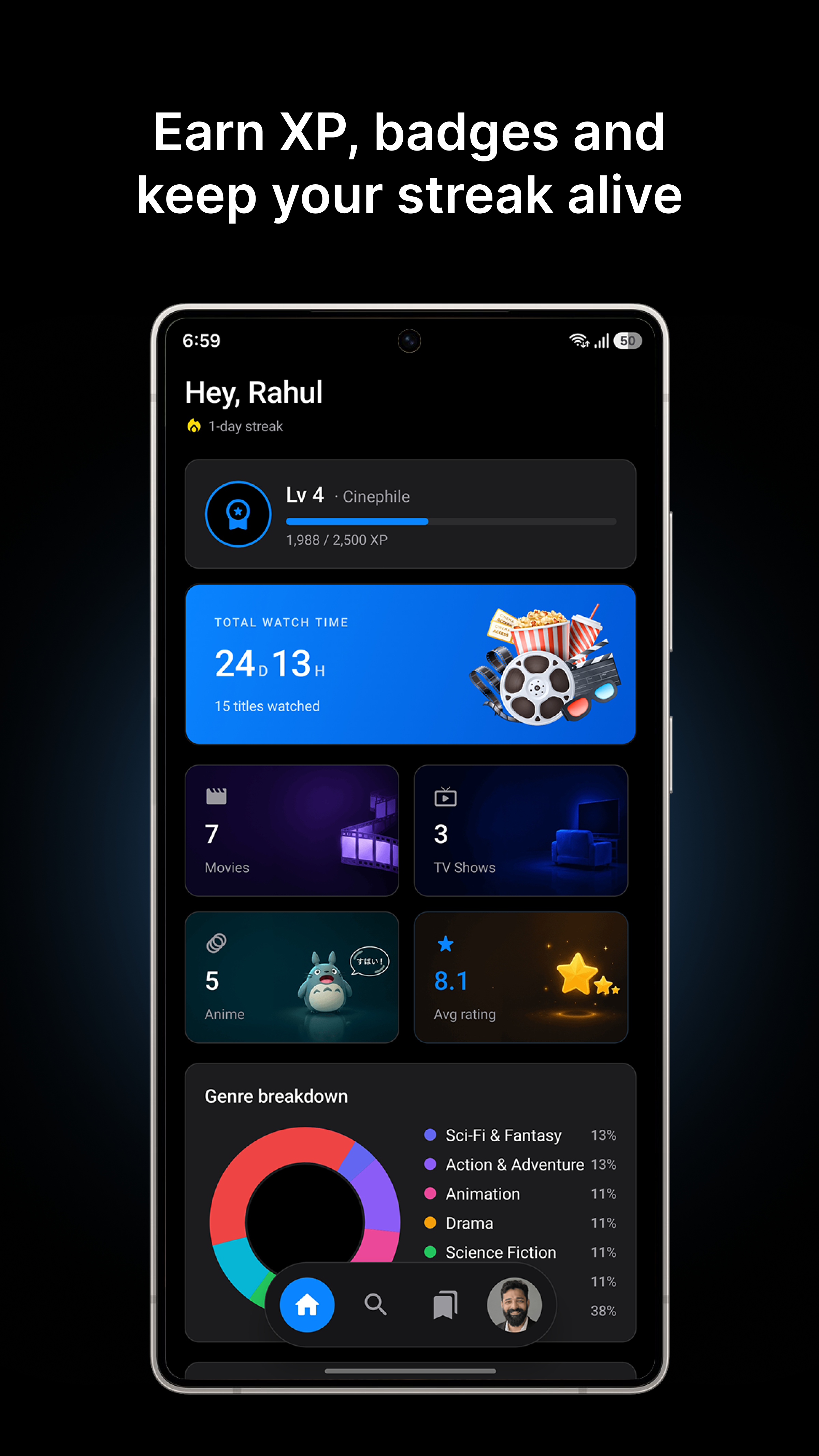 BingeMark screenshot