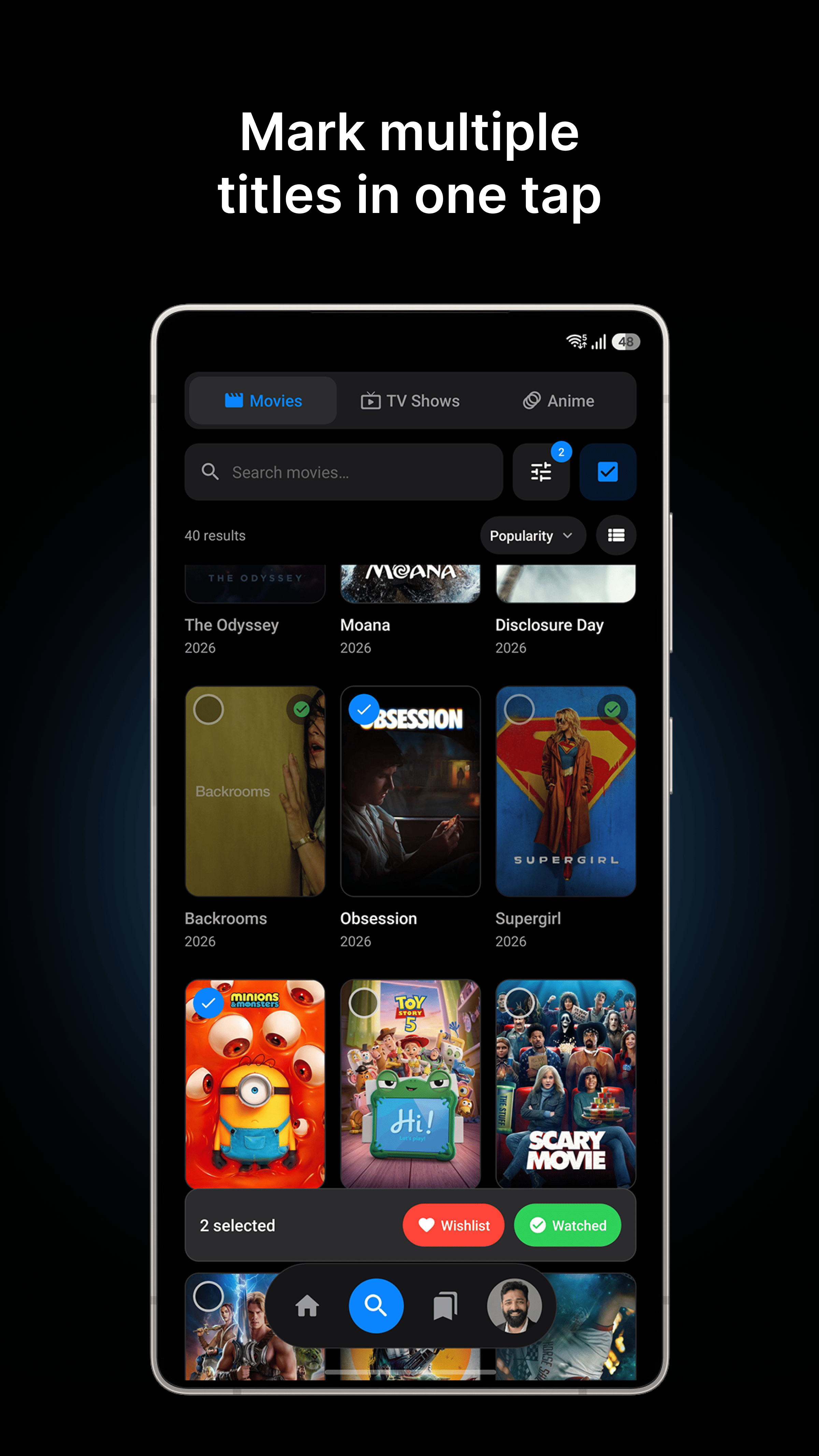 BingeMark screenshot